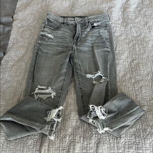 American Eagle Outfitters Gray Denim Pants